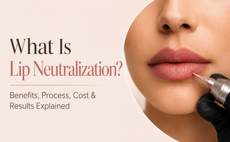 Lip neutralization treatment for dark and uneven lip pigmentation in Los Angeles