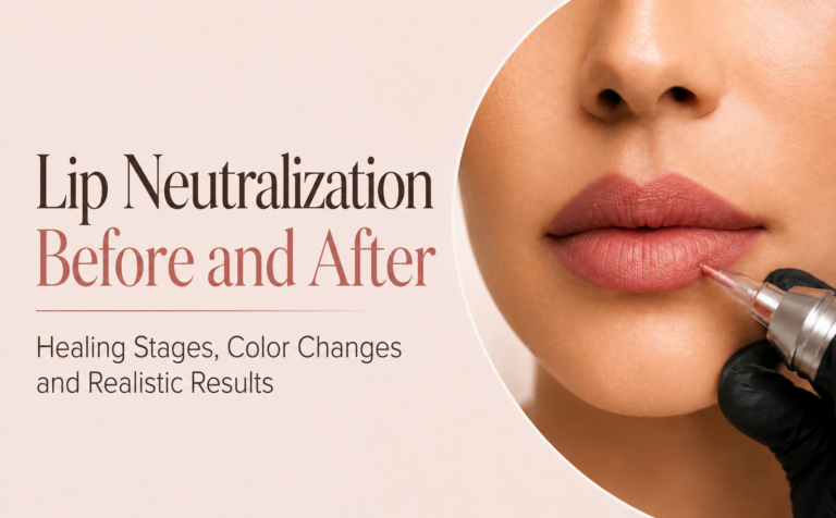 Lip Neutralization Before and After — Healing, Results and Aftercare Healing Stages, Color Changes and Realistic Results