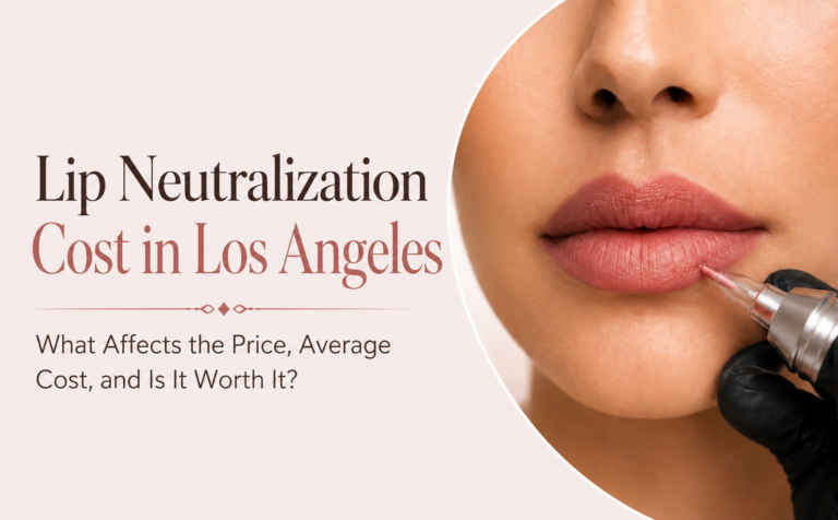 How Much Does Lip Neutralization Cost in Los Angeles? Lip neutralization vs lip blush comparison for clients in Los Angeles