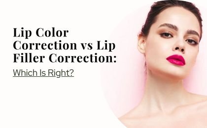 Lip Color Correction vs Lip Filler Correction: