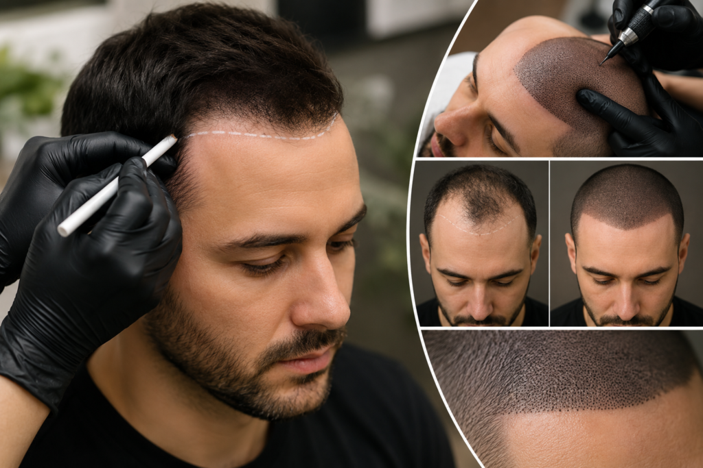 Hairline Restoration in Los Angeles Natural-Looking SMP