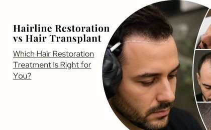 Hairline Restoration vs Hair Transplant—Which Hair Restoration Treatment Is Right for You?