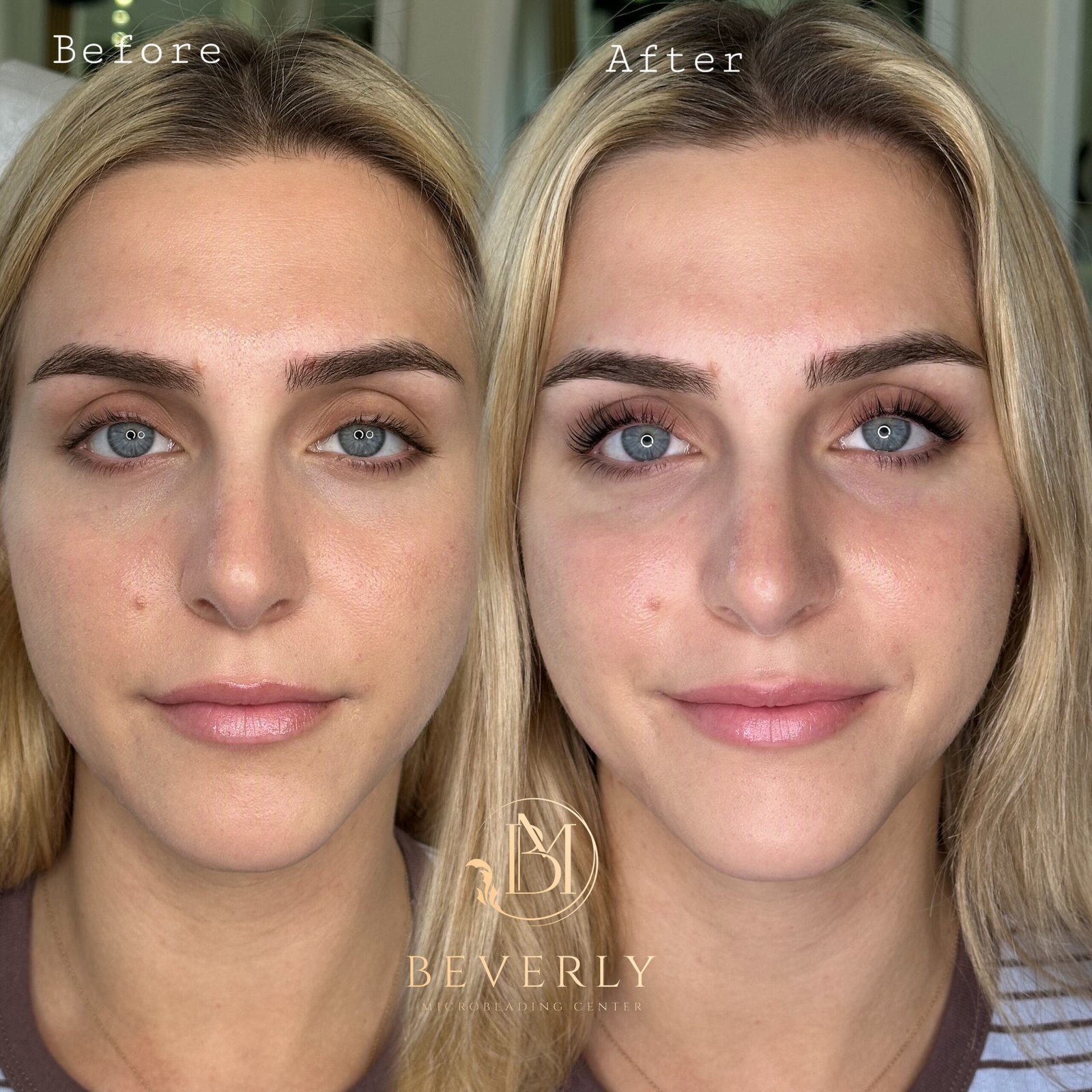 Lash Lift and Tint Los Angeles before after looks