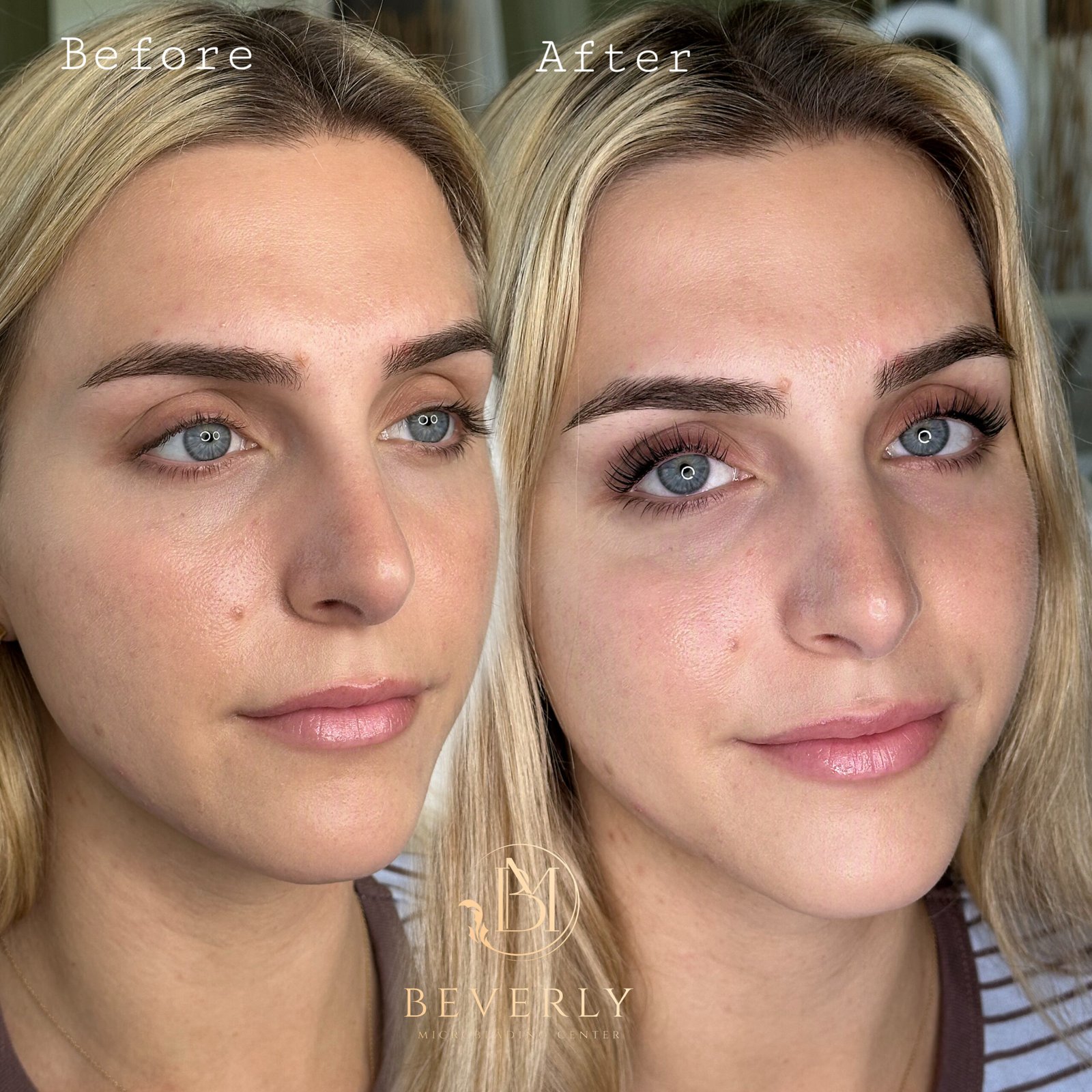 Lash Lift and Tint Los Angeles before after looks