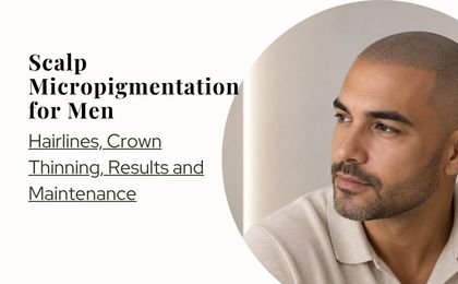 Scalp Micropigmentation for Men: Hairline, Crown & Results