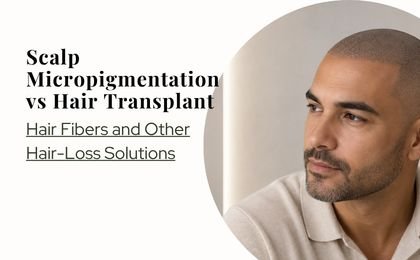 Scalp Micropigmentation vs Hair Transplant, Hair Fibers and Other Hair-Loss Solutions